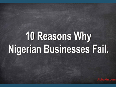 Reasons Why Nigerian Businesses Fail