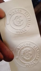 Embossing Company Seal with Logo in Lagos Nigeria 