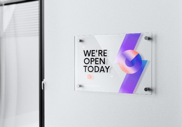 Indoor Wall Glass Signage in Lagos Nigeria