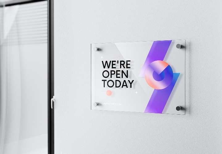 Indoor Wall Glass Signage in Lagos Nigeria