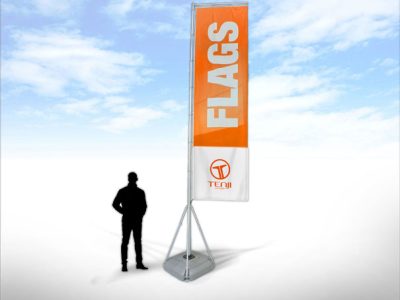 giant flag pole banner stand in Lagos Nigeria