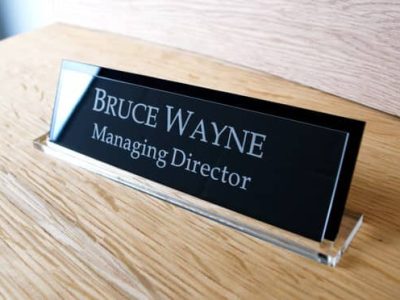 Custom Desk Name Plates in Lagos Nigeria
