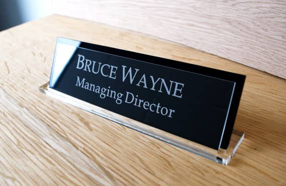 Custom Desk Name Plates in Lagos Nigeria