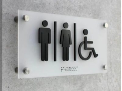 Restroom Signage for business