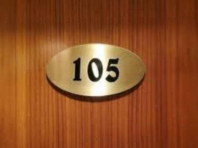 Room Number Plates