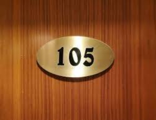 Room Number Plates