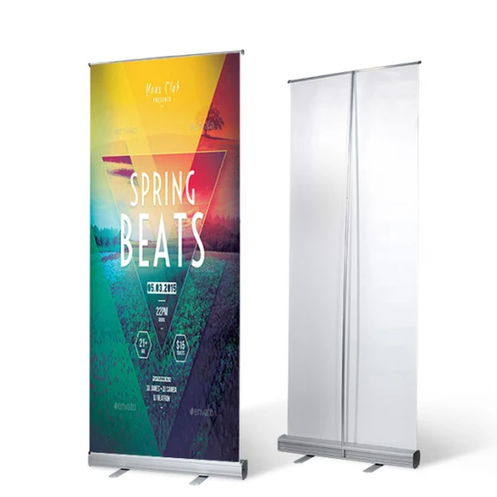premium flat base roll-up banners printing in Lagos Nigeria