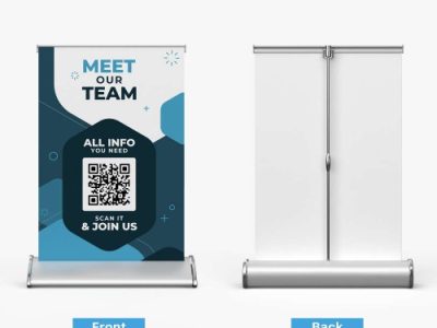 Tabletop Retractable Banner Stand